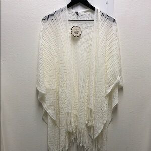 Chic White Women's Cardigan